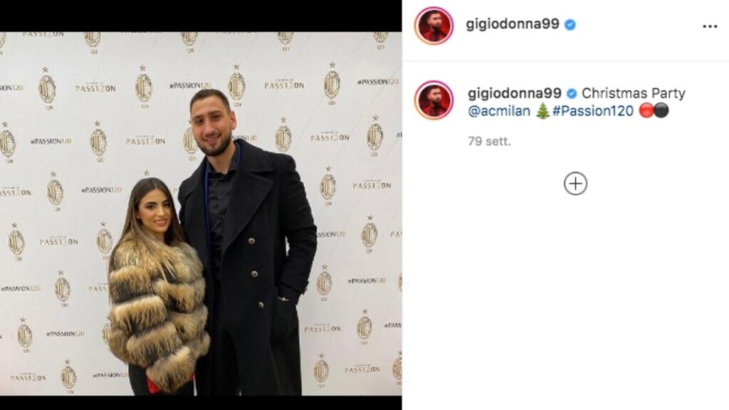 alessia elefante e gianluigi donnarumma