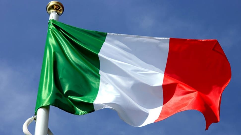 Bandiera Italiana tricolore