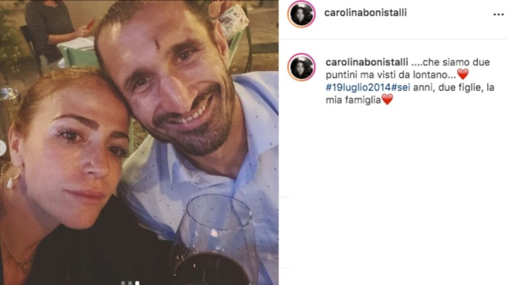 carolina bonistalli e giorgio chiellini