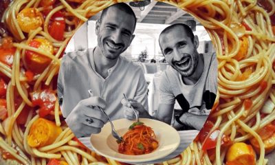 chiellini e bonucci polemica pastasciutta italia inghilterra