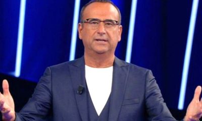 carlo conti e i concorrenti di Tale e quale Show 2021