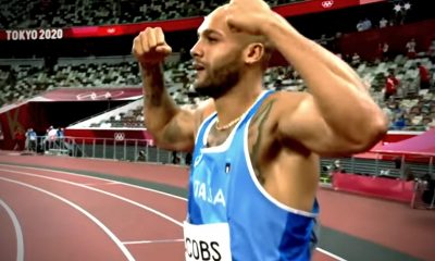 Marcell Jacobs gara 100 metri piani oro
