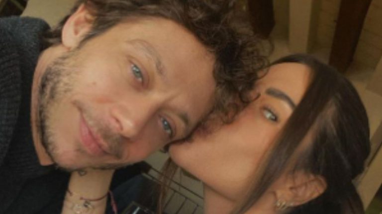 valentino rossi e francesca sofia novello papà e mamma