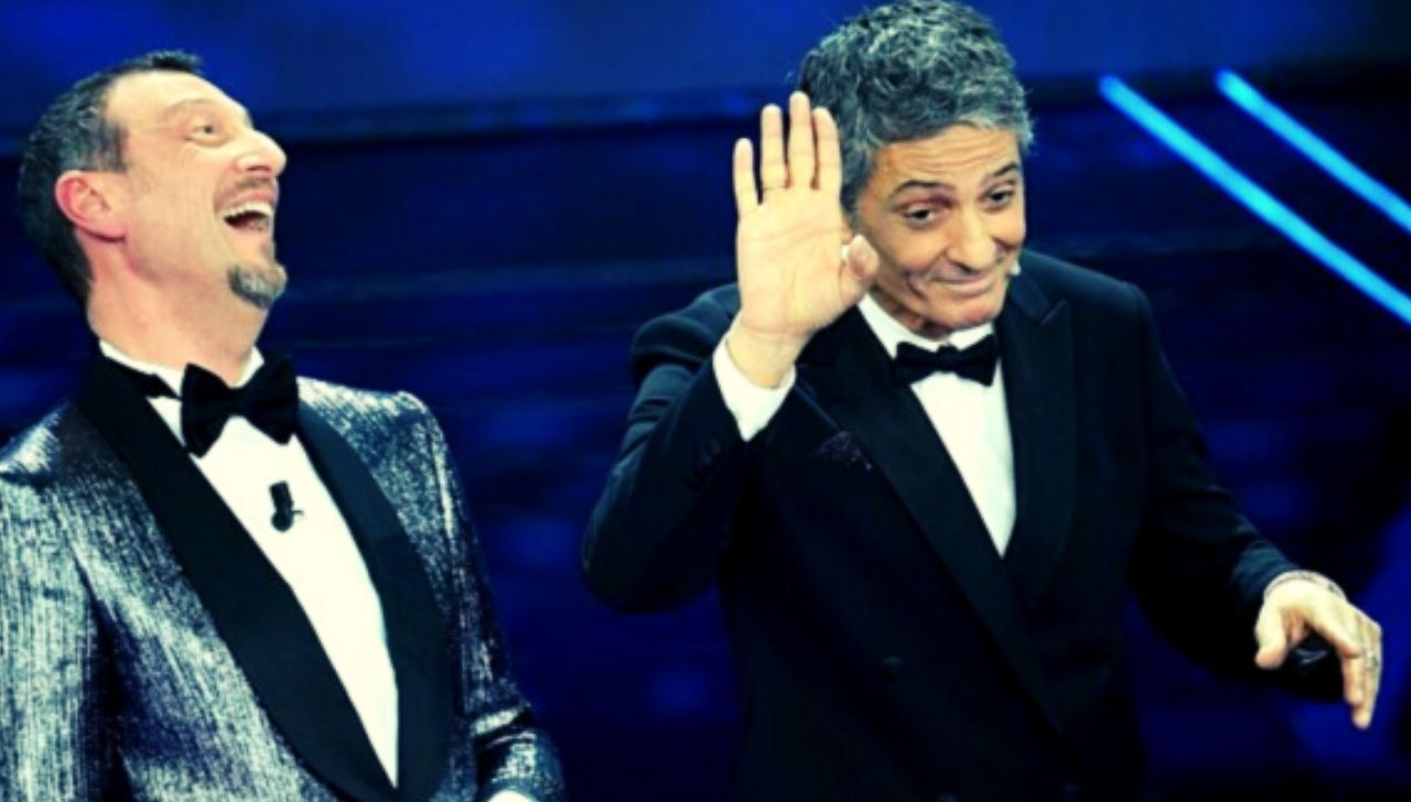 Amadeus e Fiorello al Festival di Sanremo