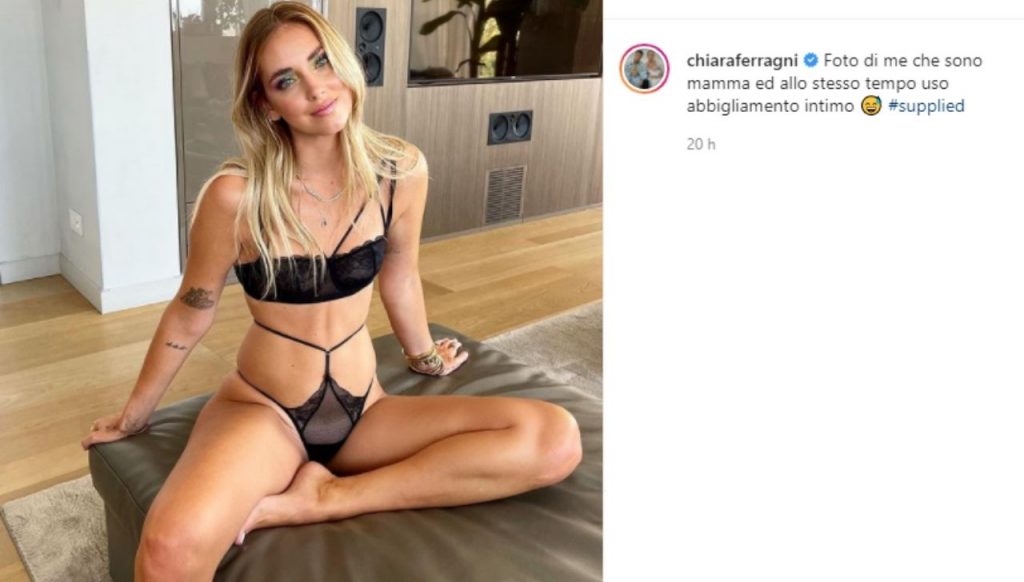 Chiara Ferragni intimo Instagram