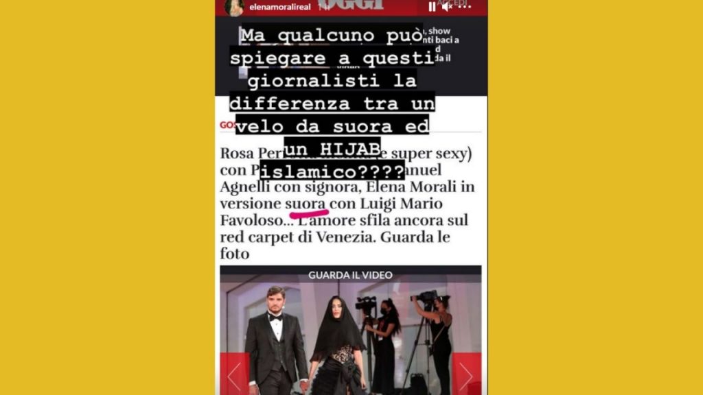 elena morali critiche velo venezia