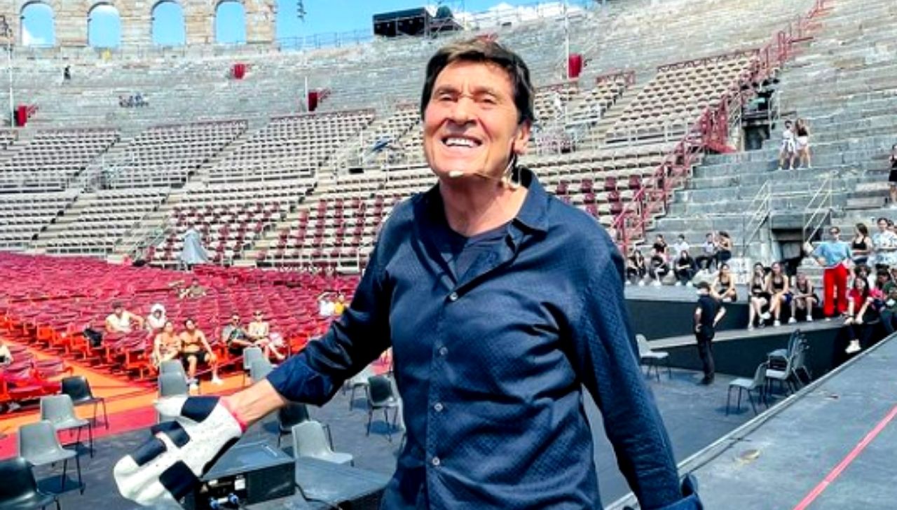 Gianni Morandi all'Arena di Verona