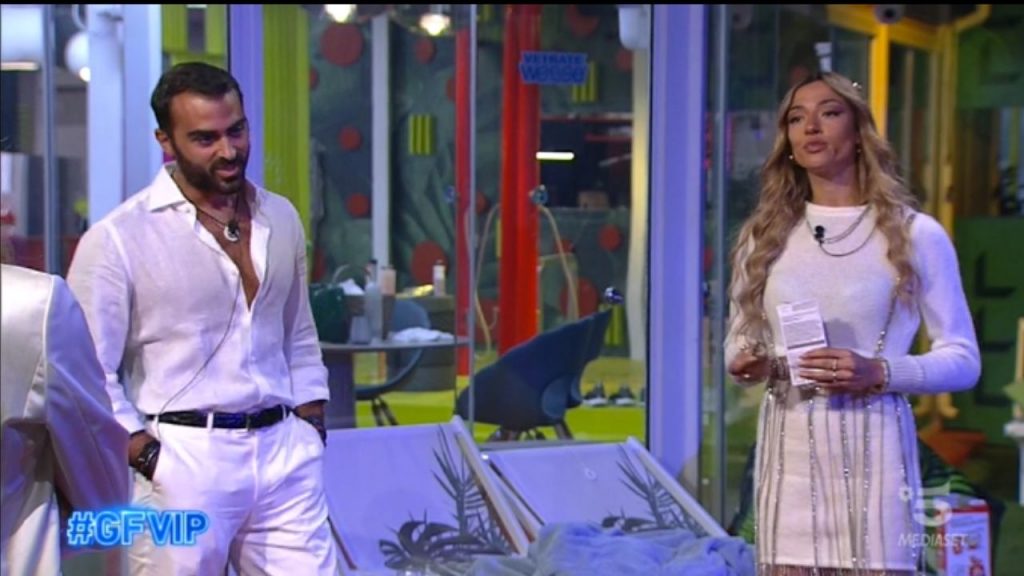 GF Vip, faccia a faccia tra Soleil Sorge e la fidanzata di Gianmaria: "Impara a recitare che ne hai bisogno" 42 antinolfi e soleil sorge
