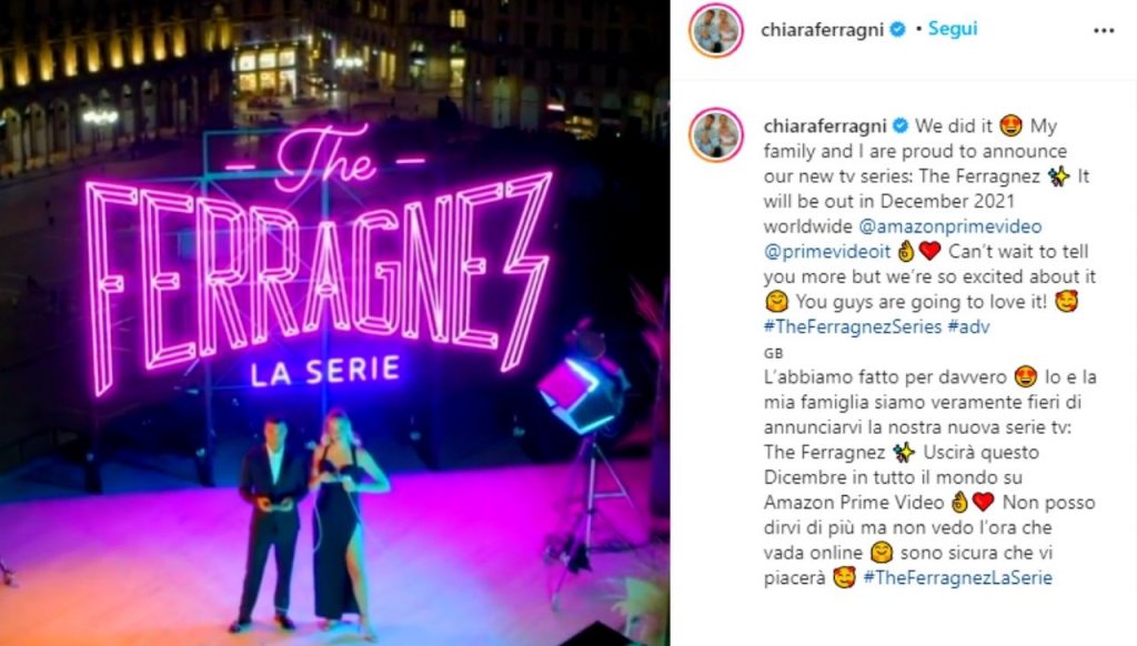 The Ferragnez Amazon Prime Video