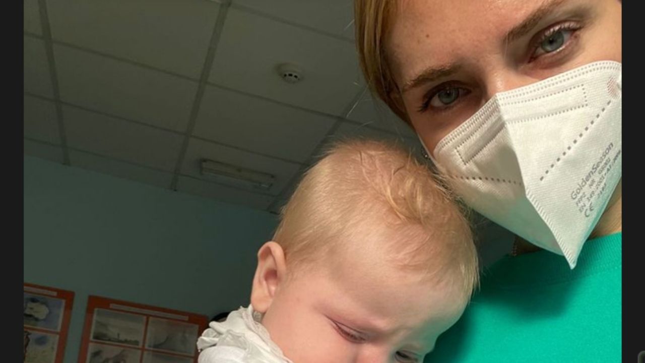 Chiara Ferragni in ospedale per Vittoria