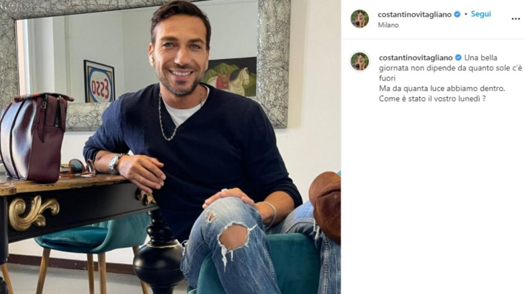 Costantino Vitagliano su Instagram