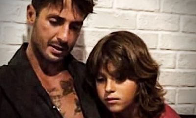 Fabrizio Corona e il figlio Carlos Maria