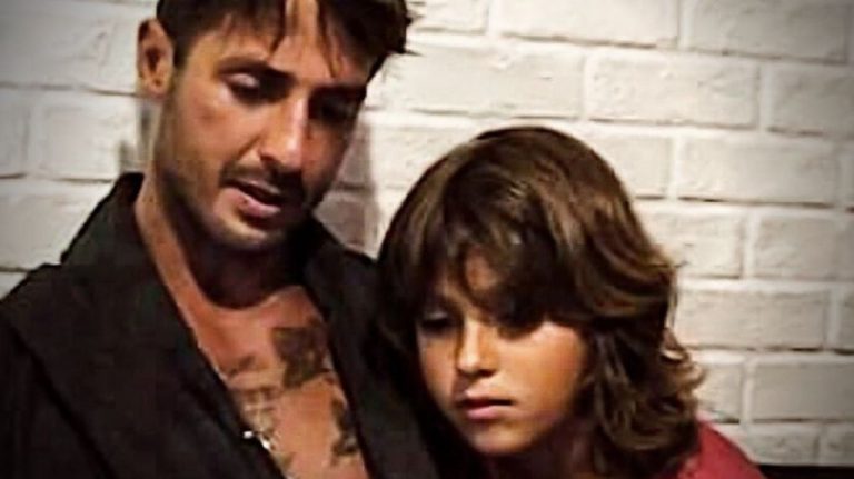 Fabrizio Corona e il figlio Carlos Maria