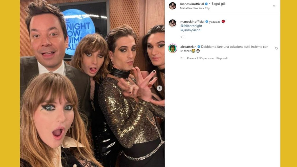 I Maneskin apriranno il concerto dei Rolling Stones a Las Vegas: l'annuncio al Tonight Show di Jimmy Fallon 42 I Maneskin al Tonight Show