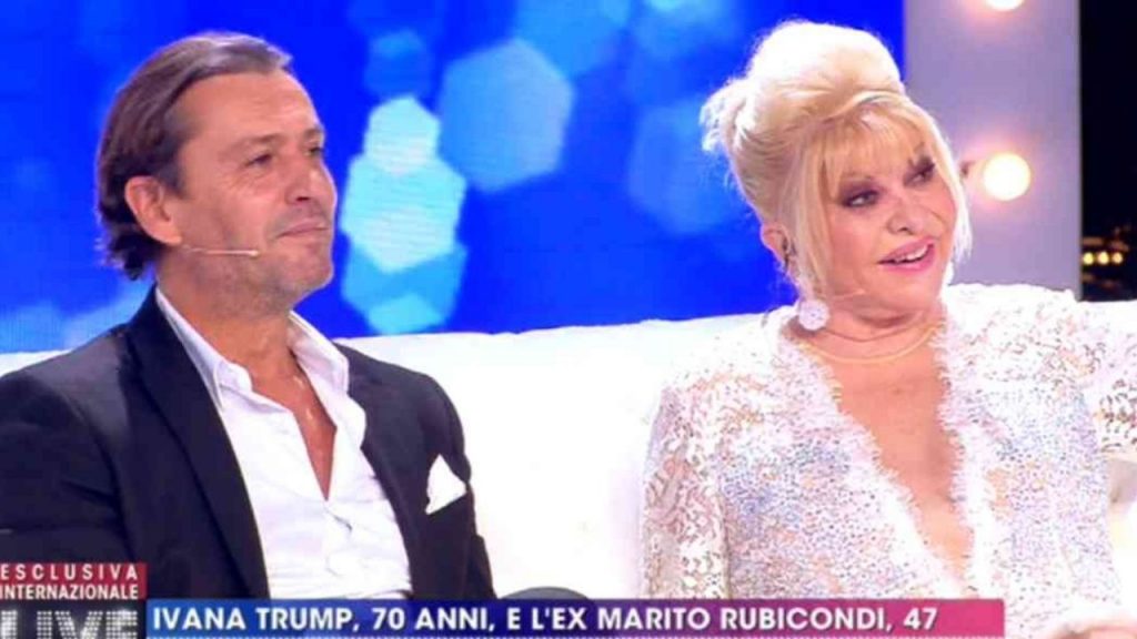 Rossano rubicondi e Ivana Trump a Live non è la d'urso