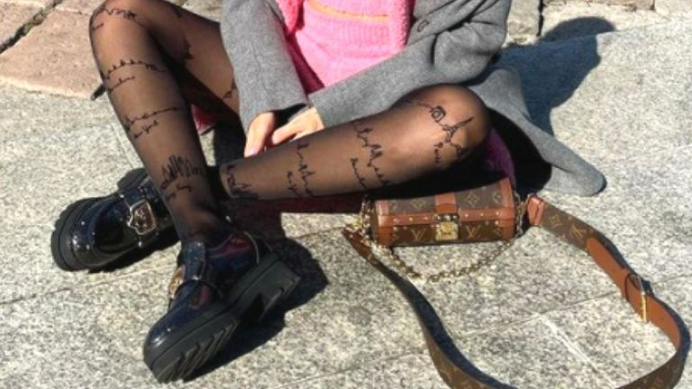 Collant lettering di Chiara Ferragni