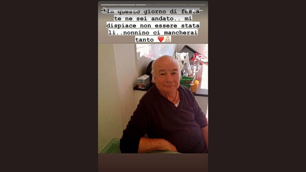 Morto il nonno di Alessandro Basciano