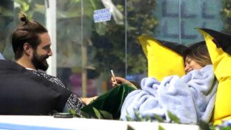 Alex Belli e Soleil Sorge al Gf Vip