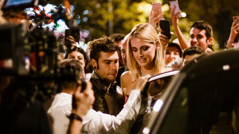 Fedez e Chiara Ferragni vestito Dior