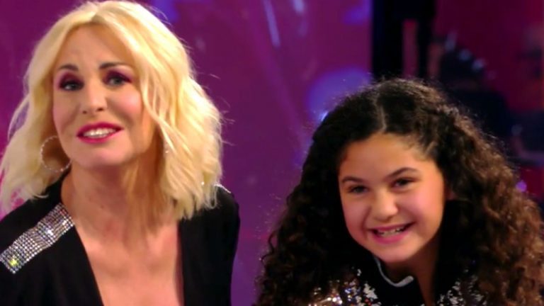 Antonella Clerici e la figlia Maelle