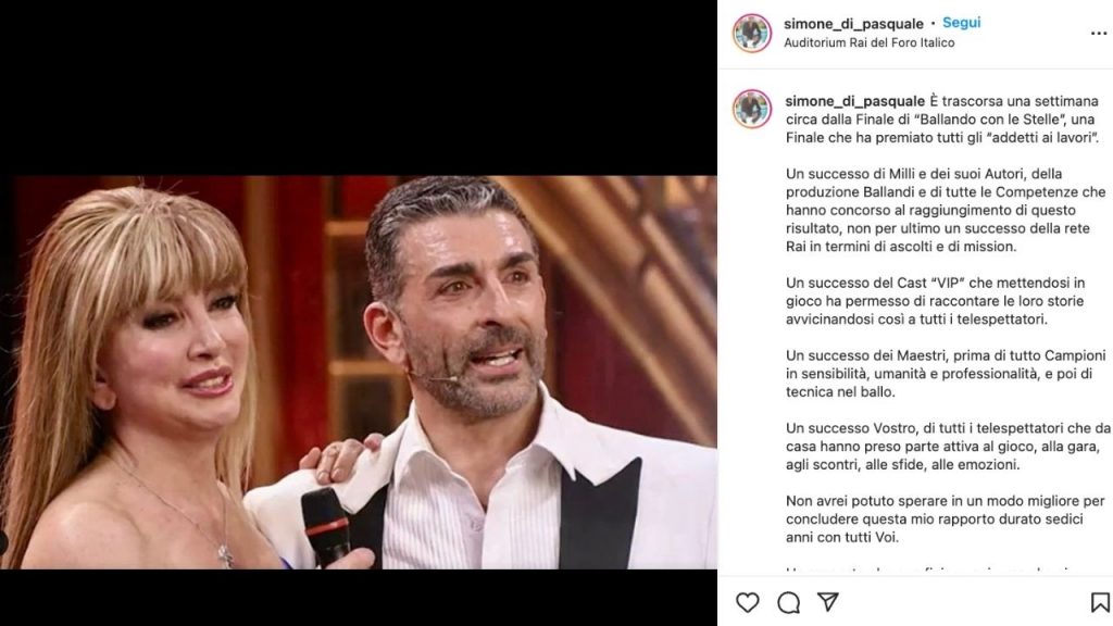 Simone DI Pasquale su Instagram