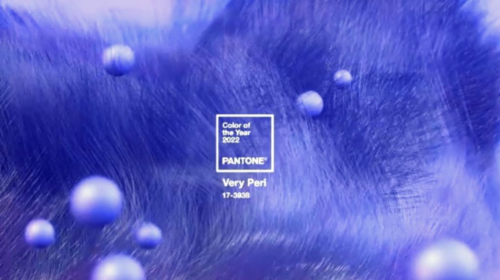 Pantone colore dell'anno Very Peri 2022