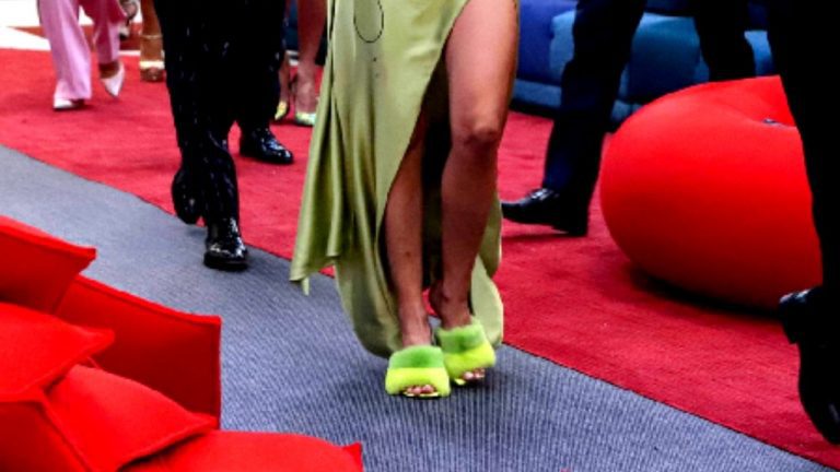 Soleil Sorge scarpe lime