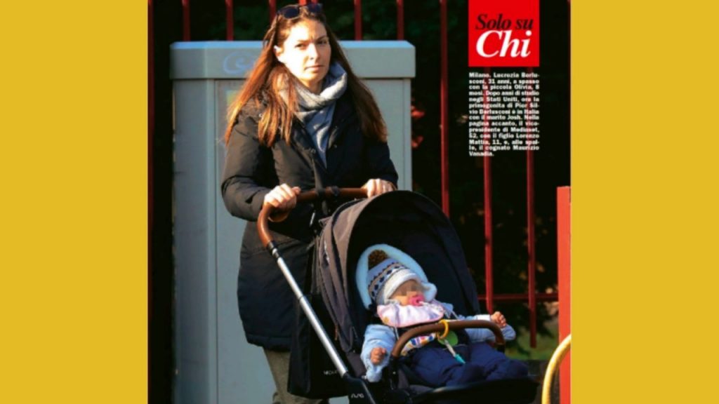 Lucrezia Vittoria figlia di Pier Silvio Berlusconi