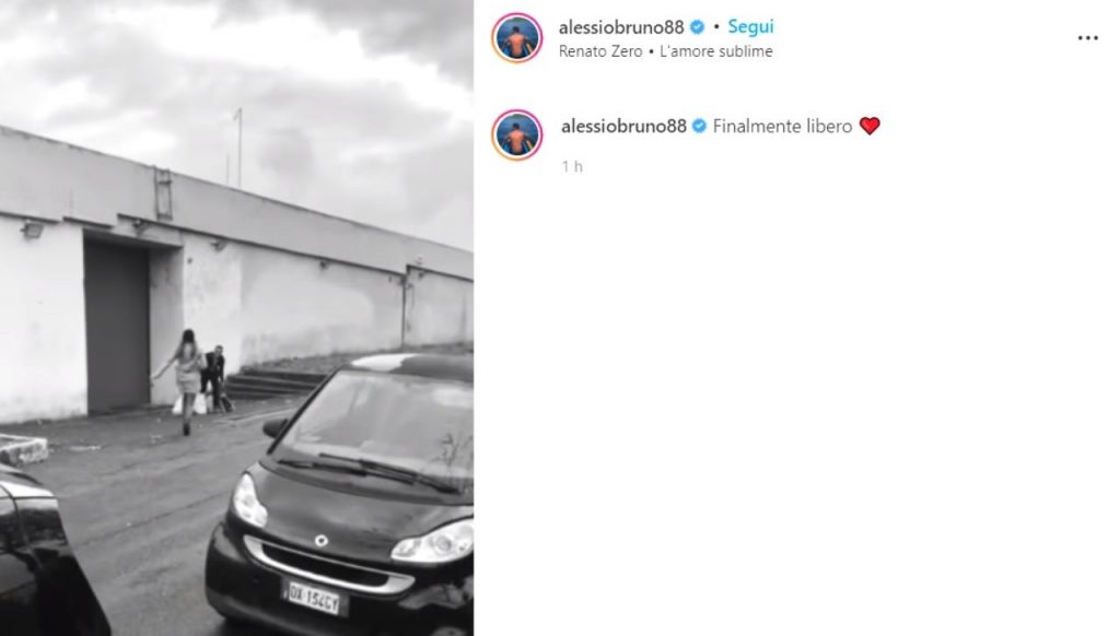 Alessio Bruno: scarcerato l'ex Temptation Island, il video 42 Alessio Bruno Instagram
