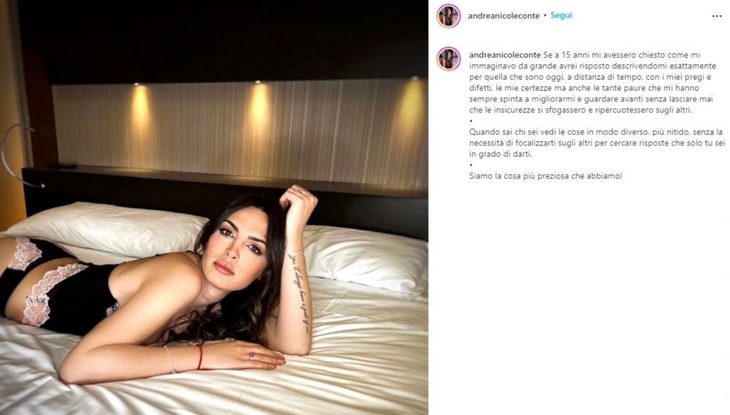 Andrea Nicole, la foto hot: lo scatto in lingerie su Instagram 42 Andrea Nicole Instagram