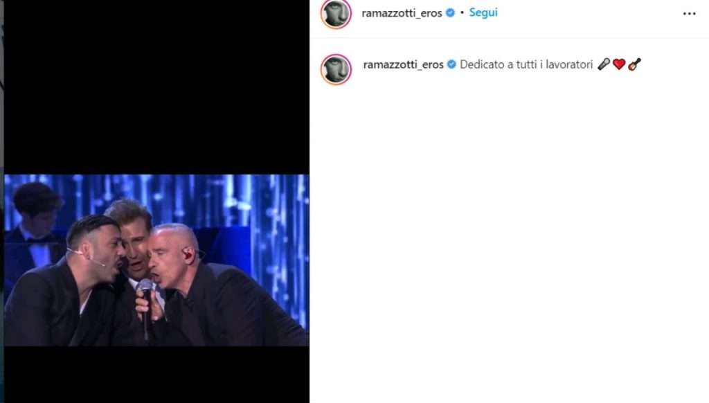Tomaso Trussardi, l'affondo contro Eros Ramazzotti: "Meglio che stia al suo posto" 42 Eros Ramazzotti Instagram