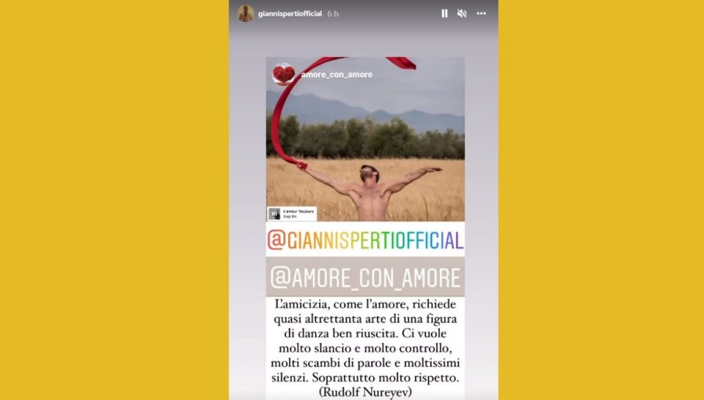 Gianni Sperti risponde a Paola Barale: la reazione su Instagram 42 Gianni Sperti Instagram