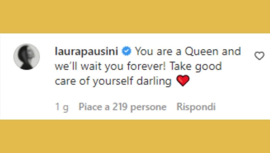 Laura Pausini Instagram Celine Dion