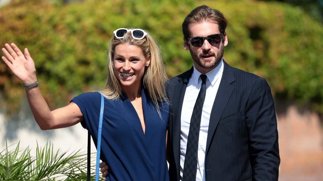 MIchelle Hunziker e Tomaso Trussardi