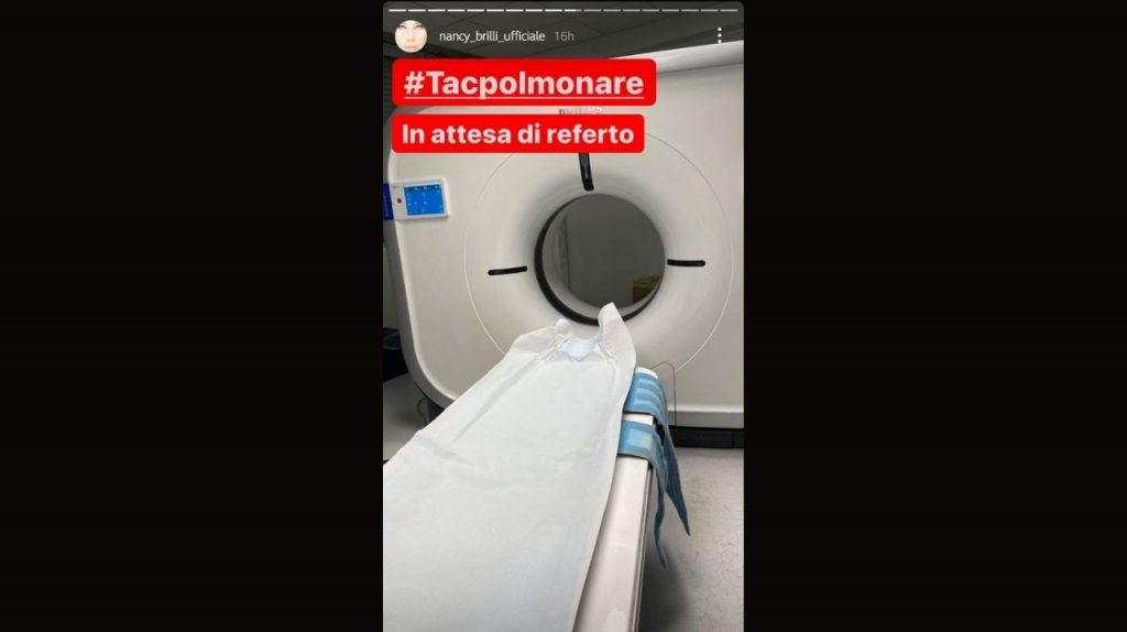 Nancy Brilli Instagram ospedale