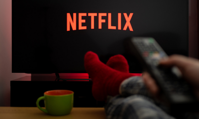 Un televisore con il logo di Netlfix