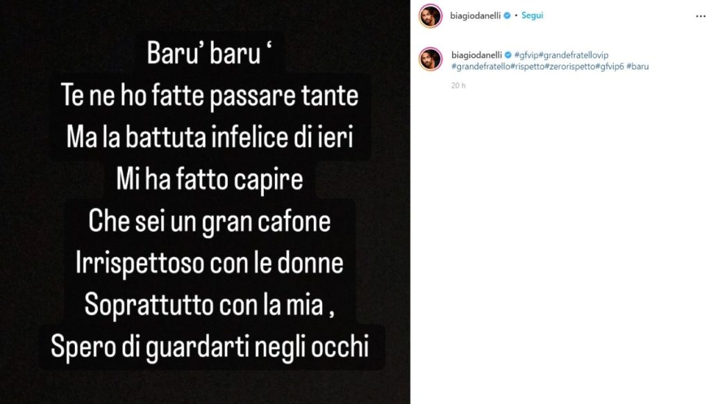 Biagio D'Anelli Instagram