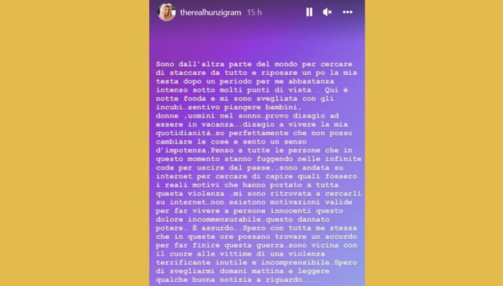 Michelle Hunziker va via dall'Italia: "Provo disagio" 42 Michelle Hunziker Instagram