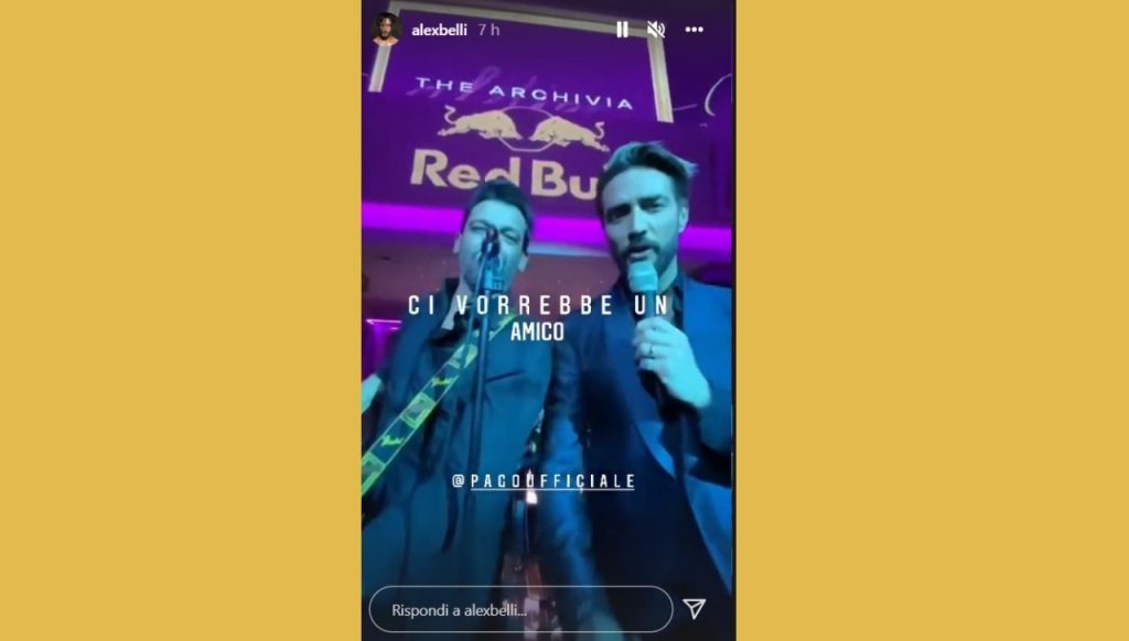 Alex Belli Pago Sanremo Instagram