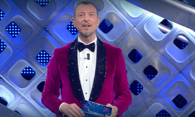 Amadeus alla seconda serata del Festival di Sanremo 2022