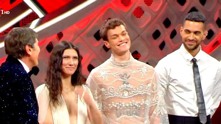 Podio del Festival di SAnremo