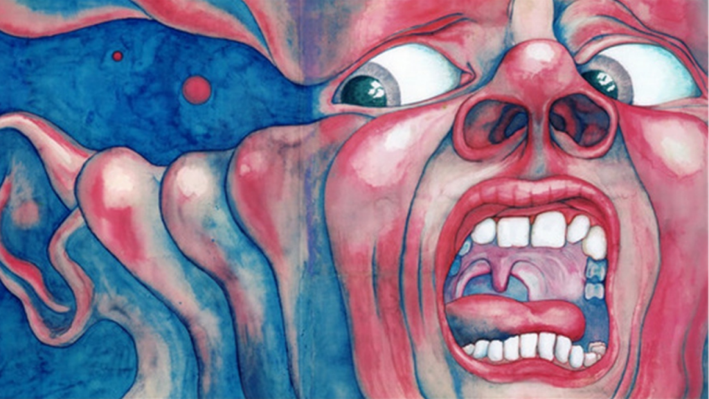 La copertina dell'album The Court of the Crimson King