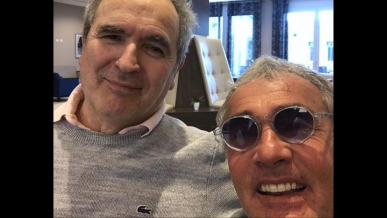 Massimo Giletti e Lamberto Sposini
