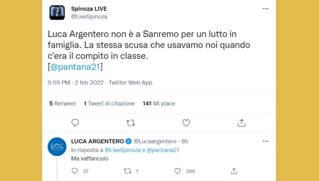 Luca Argentero Twitter