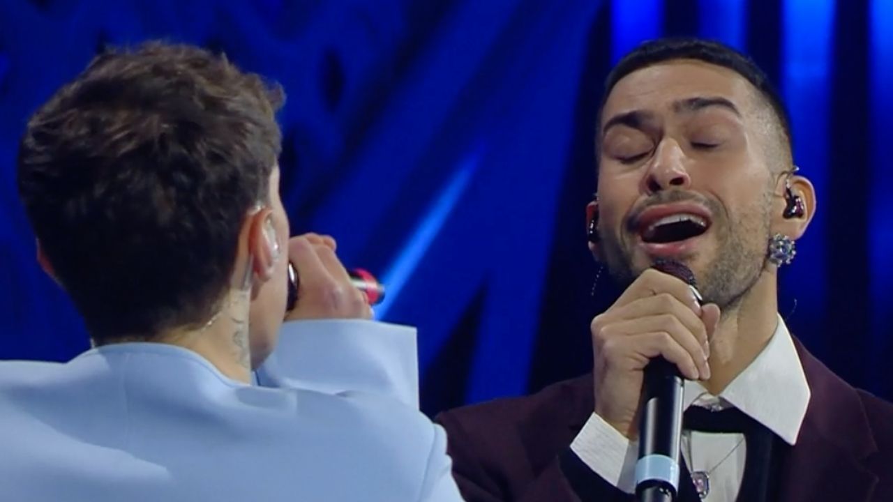 Mahmood e Blanco al FEstival di Sanremo 2022