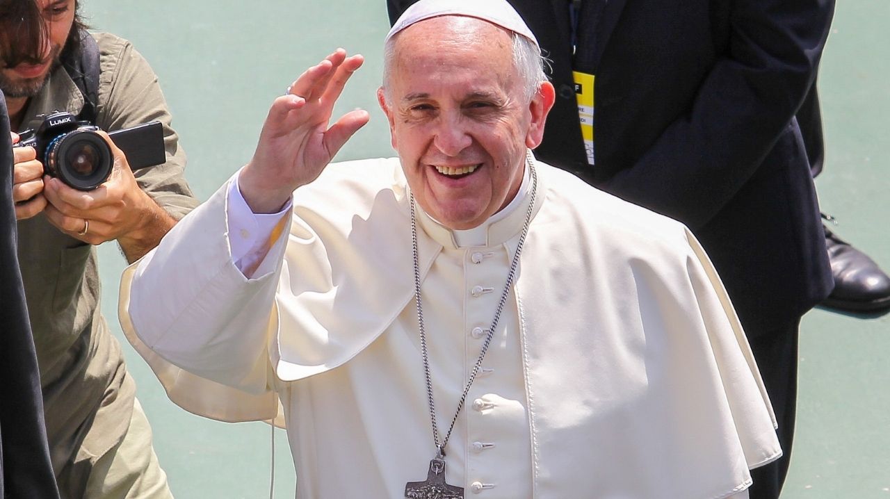 Papa Francesco Fabio Fazio Che tempo che fa