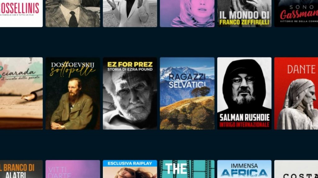 RaiPlay catalogo cosa vedere