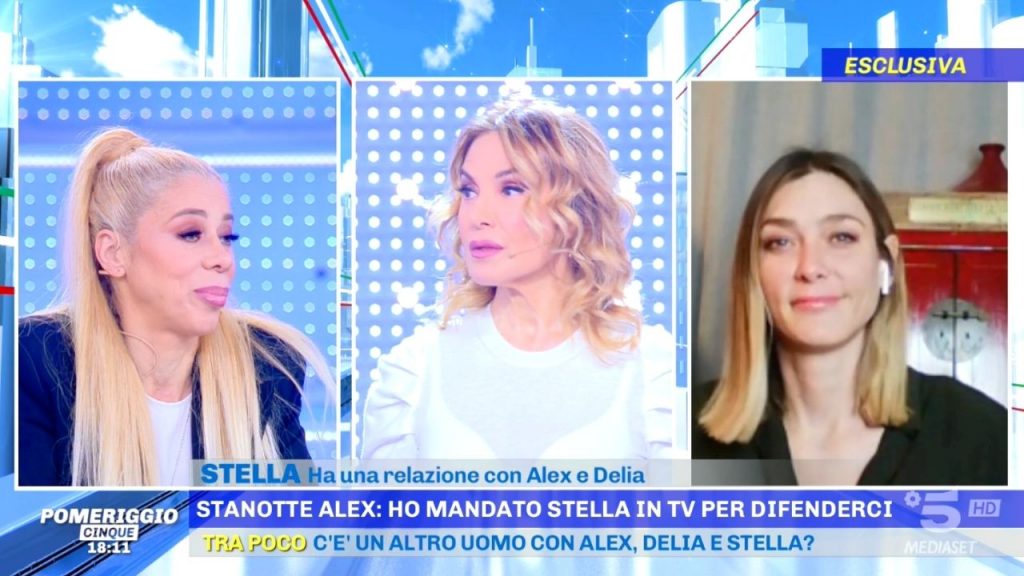 Barbara d'Urso e Stella a Pomeriggio Cinque