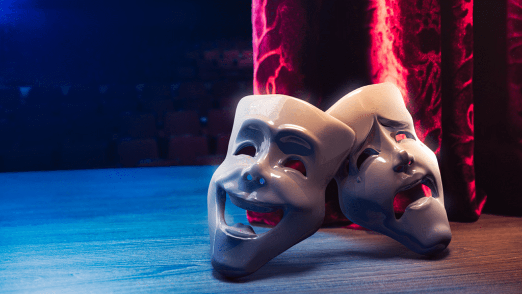 Due maschere a teatro
