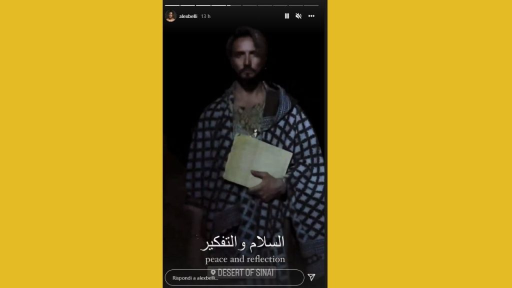 Alex Belli dopo il GF si dà alla preghiera: sul Sinai come Mosè 42 Alex Belli Instagram